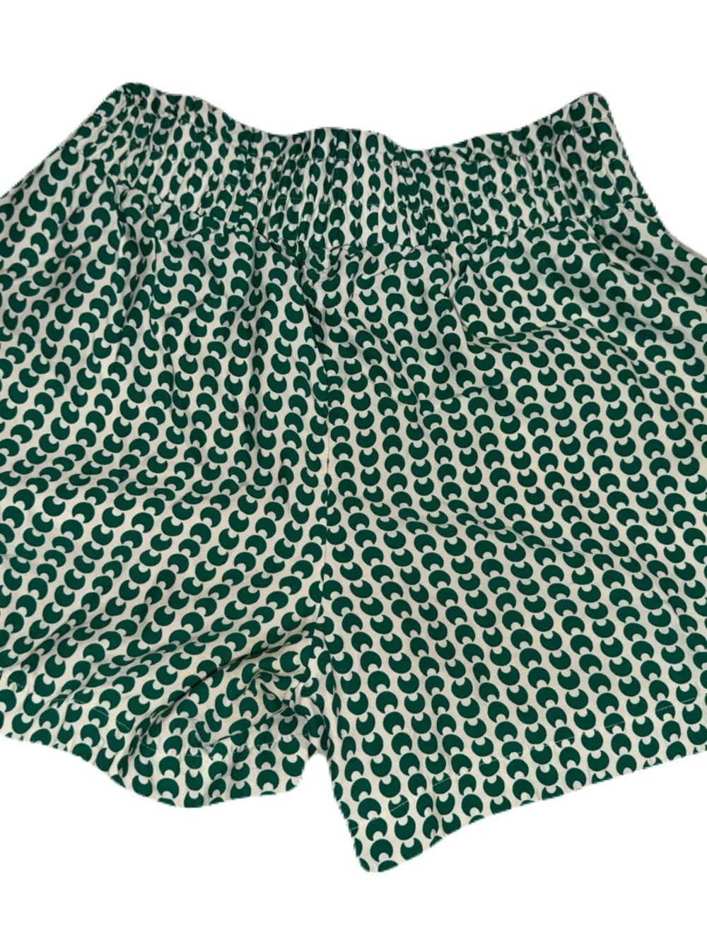 a new day High-Waist Green Geometric Print Shorts
